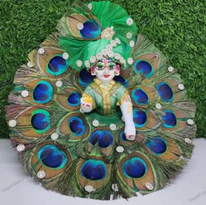 Beautiful Morpankh dress for Laddu Gopal ji Janamashtmi Special