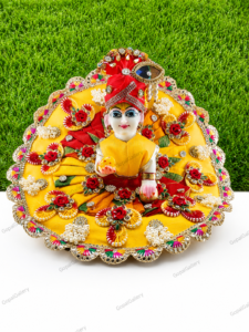 Basant Panchami Special dress for Laddu Gopal Ji in pretty yellow colour